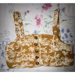 American Eagle Smocked Back Crop Top / Bralette